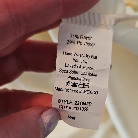 NWT Size Medium Chris & Carol Yellow Floral Dress - Picture 7 of 7